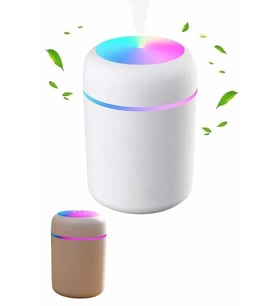 Humidifier LED Işıklı Mini Ortam Oda Kokusu Aromaterapi Buhardanlık