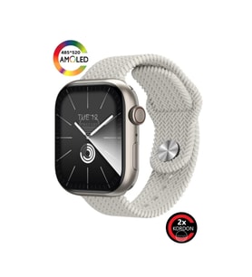 Watch 9 Plus 45mm Super Amoled Ekran GPT AI Kordon Kilitli Oyun + Asistan Akıllı Saat (Gri)