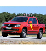 VW Amarok 2010-2022 Sol Dış Dikiz Ayna Alt Kapağı Siyah 2H0857603D