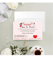 Anı Davetiye 41322 Beyaz Zarflı Düğün - Nikah - Nişan Davetiyesi