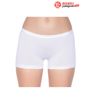 Yıldız 3620 Kadın Beyaz Modal Pamuklu Rahat Kemerli Boxer