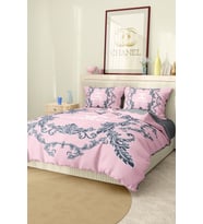 Marcalanya Çift Kişilik Nevresim Takımı Pamuklu Saten Kumaş 6 Parça 3D Dijital Baskı Duvet Cover Set Model.