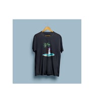 Oversize Erimiş Kardan Adam tasarım unisex T-shirt