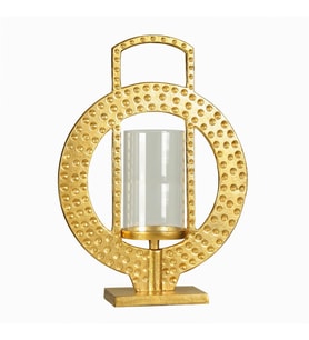 Vitale Abass Dekoratif Mumluk Gold 32x11x44 cm AK.IU0380