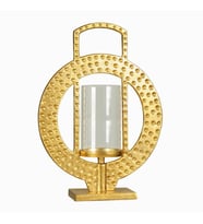 Vitale Abass Dekoratif Mumluk Gold 32x11x44 cm AK.IU0380