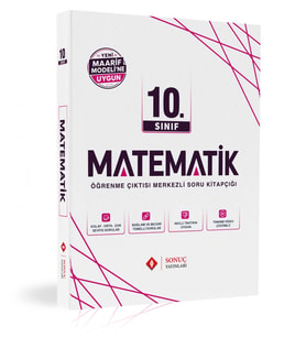Sonuç Yayınları 10.Sınıf Matematik Seti Maarif Modeline Uygun
