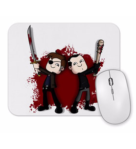 Negan And The Governor Mouse Pad