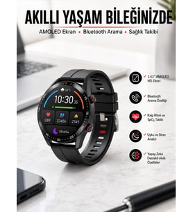 Yeni Nesil Akıllı Saat Arama Cevaplayan Uzun Pil Ömrü Müzik Dinleme