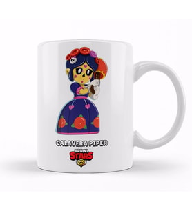Brawl Stars Calavera Pıper Kupa Bardak Porselen