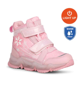 Buckhead 3034 Snowy WATERPROOF-IŞIKLI Anatomik Çocuk Bot Pembe
