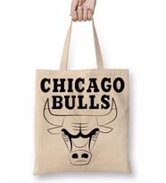 Chicago Bulls Logo Bez Çanta Uzun Saplı