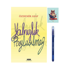 Yalnızlık Paylaşılmaz - Özdemir Asaf Şiirleri - YKY - (KALEM VE NOT DEFTERLİ) (Krem)