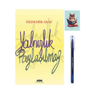 Yalnızlık Paylaşılmaz - Özdemir Asaf Şiirleri - YKY - (KALEM VE NOT DEFTERLİ) (Krem)