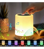 Dokunmatik Bluetooth Hoparlörlü RGB Gece Lambası – Renk Değiştiren Işık, Kablosuz Müzikli LED Gece Lambası – Hoparlörlü Akıllı Lamba, Bluetooth Hoparlörlü LED Masa Lambası – Müzikli Gece Işığı, Dokunmatik Kontrol RGB Işıklı Bluetooth Hoparlör, 7 Renk
