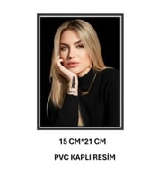 Foto baskı 30 adet 15×21 cm PVC kaplı resim