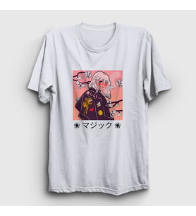 Presmono Unisex Beyaz Cute Girl V2 Anime T-Shirt 349030tt
