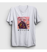 Presmono Unisex Beyaz Cute Girl V2 Anime T-Shirt 349030tt