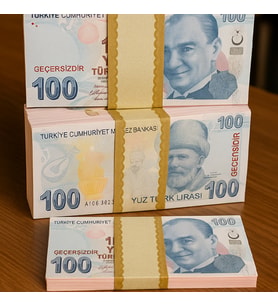 Geçersiz Şaka Parası 100 TL Görünümlü – 1 Deste (50Adet) Oyun ve Düğün Çekimi Parası (Karışık)