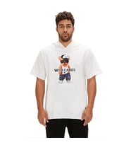 Bad Bear 24.01.12.002 Mood Hoodie T-Shirt Beyaz