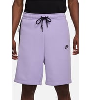 Nike Sportswear Tech Fleece Shorts Günlük Pamuklu Spor Şort Lila