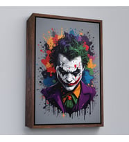 Çerçeveli Joker Tablosu (Kahverengi)