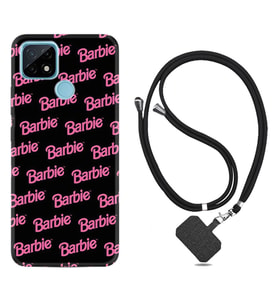Realme C11 C21 C21Y C25Y C11 2021 Kılıf Boyun Askılı Silikon Barbie 1404