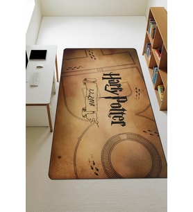 Modern Desenli Dijital Baskı Kaymaz Taban Çocuk ve Genç Odası Halısı H0766