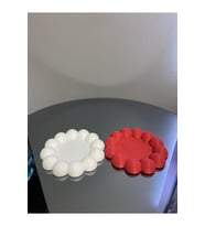 Bubble 2'li Dekoratif Tabak Sert Plastik Takı Tabağı Bardak Altlığı