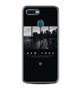 Oppo A5S A15 A16 A54 A55 A73 A74 Kılıf Desemli Silikon New York 1612