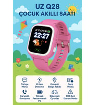 Çocuklar İçin GPS Takipli 4G Akıllı Saat, Sim Kartlı, Güvenli ve Eğlenceli