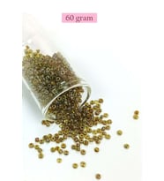 Dökme Cam Kum Boncuk (8/0) 3 mm - 60 Gram - Yeşil Siyah - BNC223