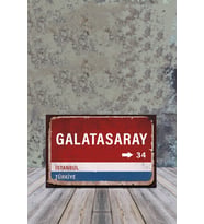 Ahşap Poster Galatasaray Sokağı 20x30cm