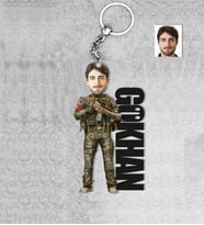 Kişiye Özel İsimli Asker  Erkek Ahşap Anahtarlık-1