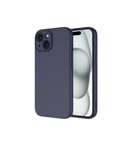 Apple iPhone 15 Plus Uyumlu Kılıf Zore Mara Lansman Kapak (Lacivert)