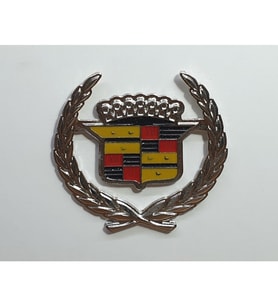 Etiketçilere Cadillac Metal Döküm Arma 8 Cm Boyunda