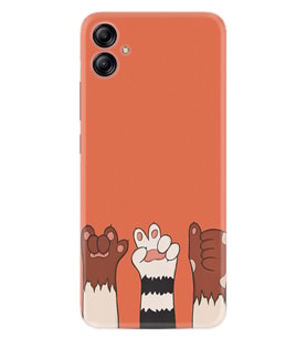 Samsung Galaxy A04E Kılıf Resimli Desenli Silikon Platinium Series Three Hand 1818