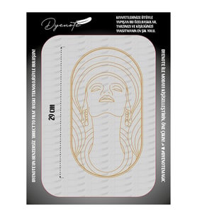 Woman Kadın Motif Beautiful Güzel Press Tekstil Ütü İle Yapışan Transfer Baskı Kağıdı DTF BASKI