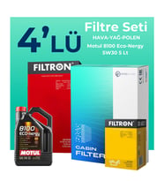 Filtron Opel Meriva 1.6 Filtre Bakım Seti Motul Motor Yağlı (2003-2010) 4 Lü
