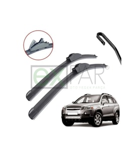 CHEVROLET CAPTİVA ÖN CAM SİLECEK SÜPÜRGESİ TAKIMI 2006 - 2011 MODEL