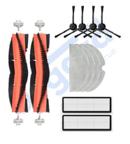 Xiaomi 1C,2C,Mop 2 Uyumlu 2 Ana Fırça 4 Yan Fırça 2 Filtre 4 Mop PKT-iasgf0000059