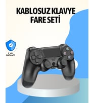 PS4 Uyumlu Kablosuz Oyun Kolu Ergonomik Çift Titreşimli