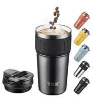 TKK Çelik Termos Kahve ve Çay Mug 630 ML Çelik Termos Mug (Karışık Renk 1 Adet)