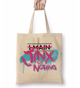 League Of Legend Jinx Or Nothing Bez Çanta Uzun Saplı