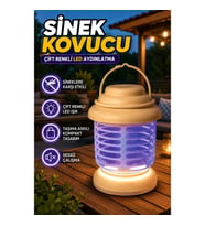 Taşıma Askılı Çift Renk LED Sinek Kovucu Lamba – Kompakt ve Taşınabilir