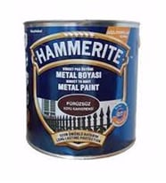 HAMMERİTE METAL BOYASI DÜZ K.KAHVERENGİ 0,75 LT