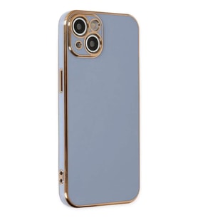 iPhone 14 Kılıf Volet Silikon - Mavi