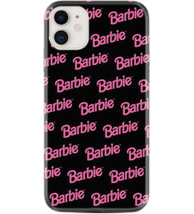 Apple iPhone 11 12 13 Mini Kılıf Desemli Silikon Barbie 1404