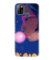 INFINIX Smart 4 5 6 Zero 8 S5 Pro Kılıf Desemli Silikon Sakız ve Kız 1767