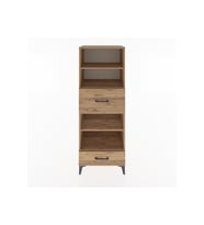 Hyperion Dolap 4 Raflı 2 Çekmeceli 60x44x163 Çam-Çam
