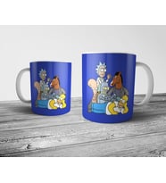 Pixxa Rick and Morty, Bojack Horseman, Futurama, Simpsons Kupa Bardak Model 1